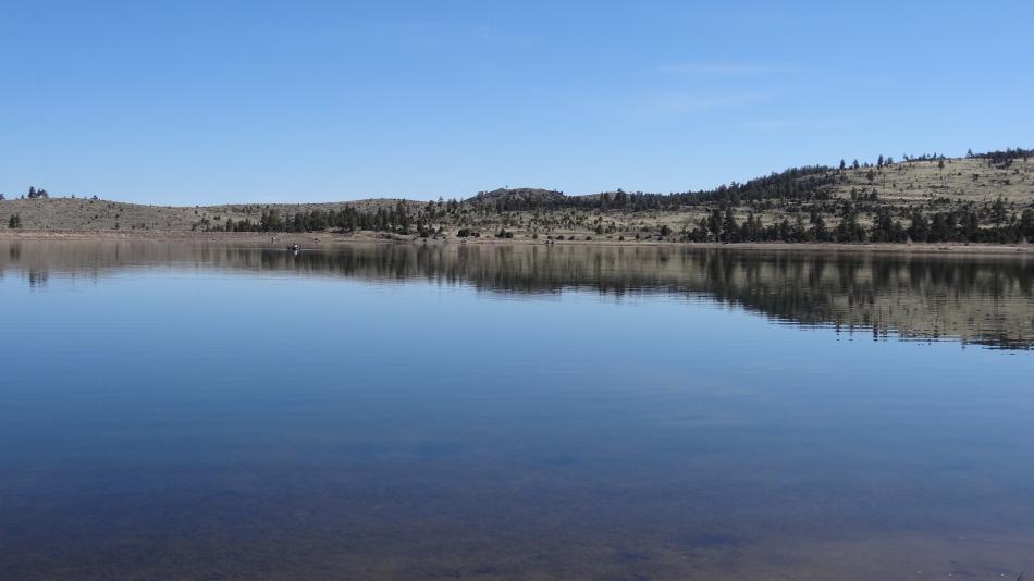 Indian Creek Reservoir between Markleeville and Woodfords. Photo by Elaine Quilici