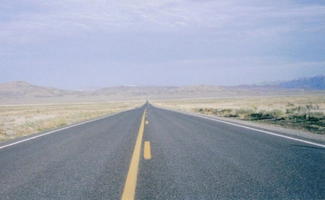 “The Loneliest Road in America.” Photo by Elaine Quilici