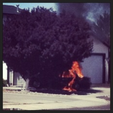Car fire today