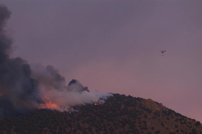 South Carson City Lightning strike fire