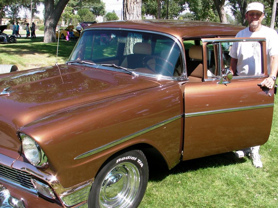 Rick Brendel of Carson City and his 1956 Chevy 210 Wagon 