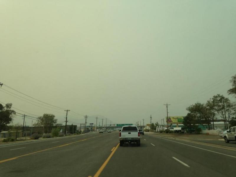 Highway 50 in Carson City looking West. Photo by Raquel Fulghum