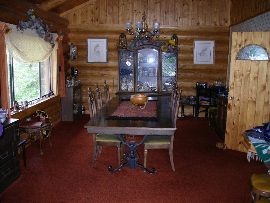 The dining room in the main building.  Photo by Elaine Quilici