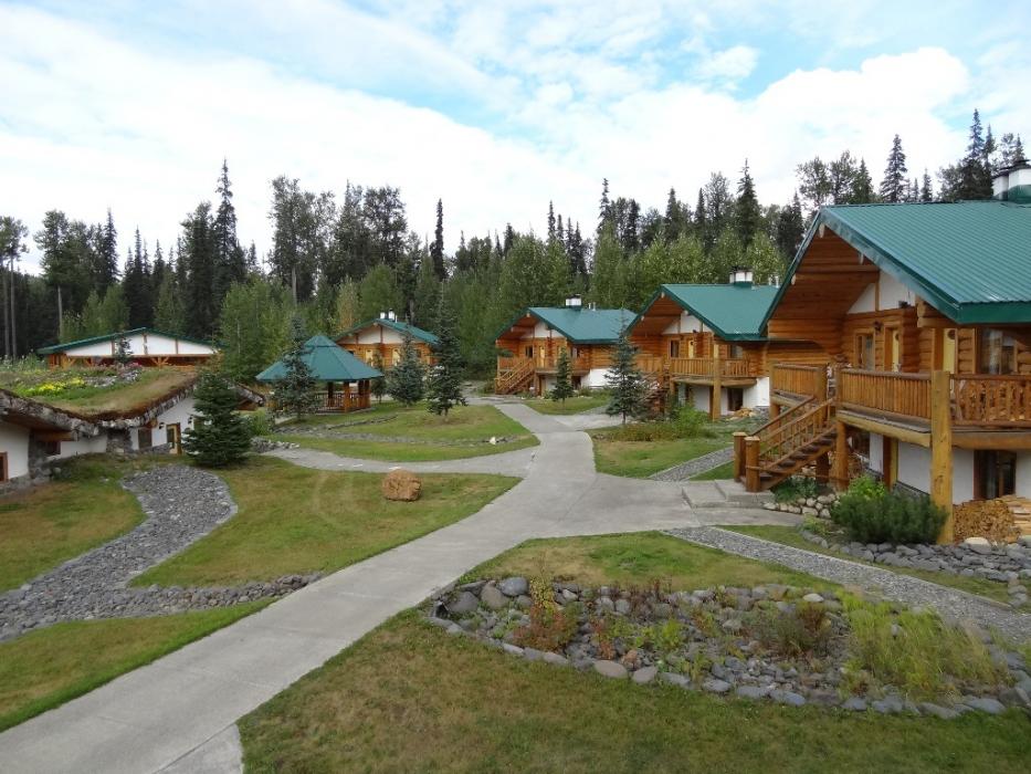Bell 2 Lodge complex on B.C. Highway 37. Photo by Elaine Quilici