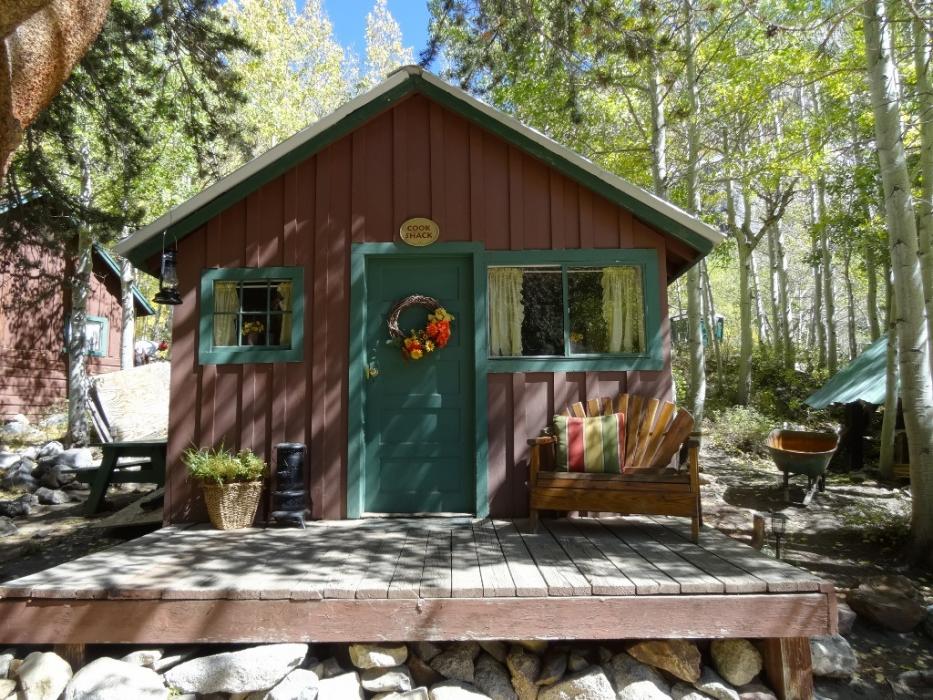 The cook shack.  Photo by Elaine Quilici