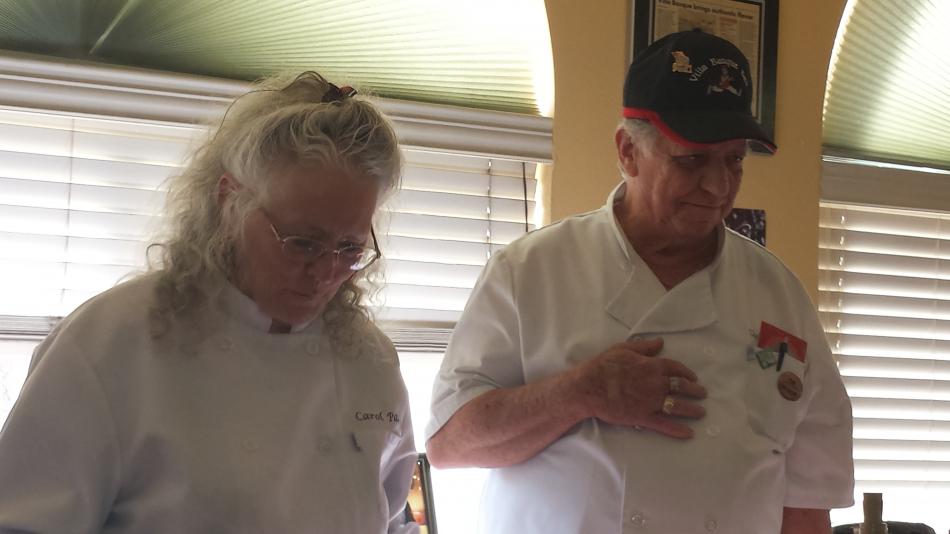 Carol and Chef Don Pepe Paz.