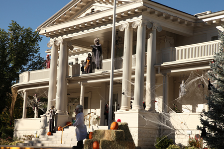 Trick or treating at the Governor's Mansion will be on Oct. 31, 5 to 7 p.m.