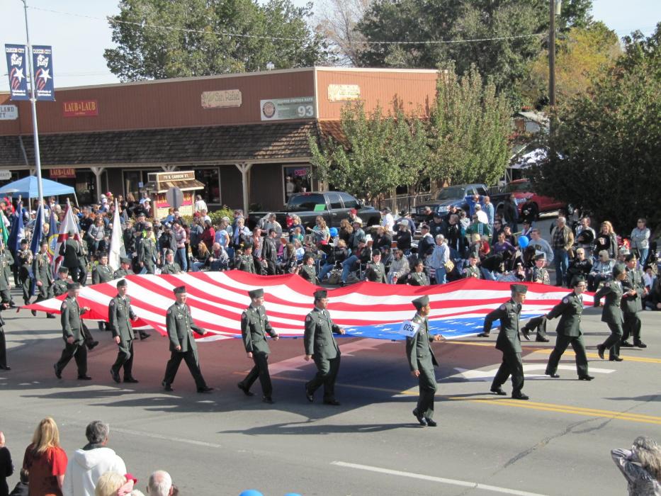 One of the entries at the front of the 2012 parade.  Photo by Elaine Quilici