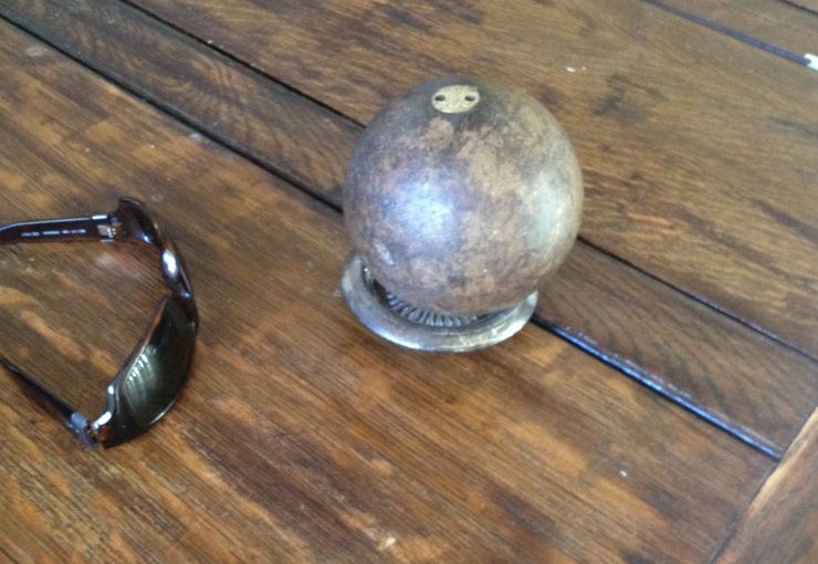 The military munition inside the Carson City apartment.