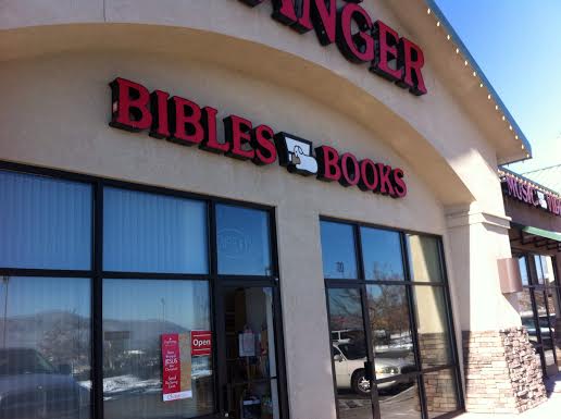 The Manger Christian bookstore in Carson City had its front door smashed.