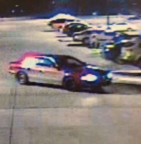 The suspect's vehicle.