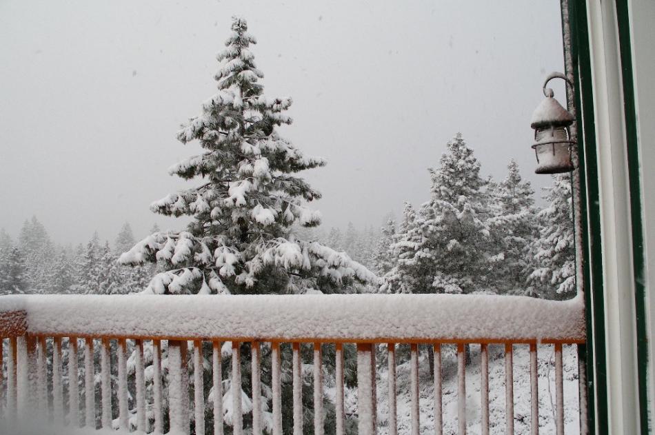More snow arriving.  Photo by Elaine Quilici