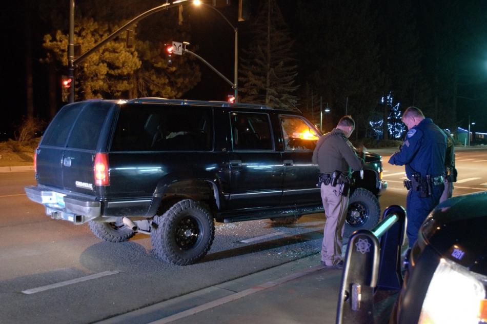 A chase involving a black SUV began in Carson City and ended in South Lake Tahoe. Photo by Paula Peterson