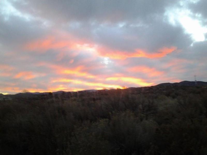 Carson City Sunrise this morning January 23rd 2014