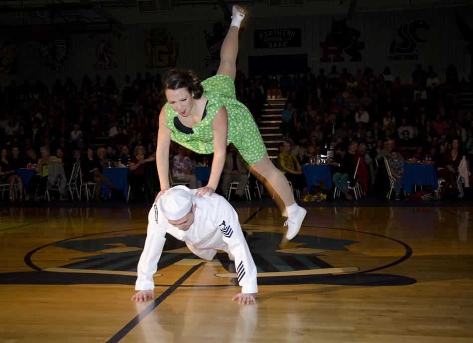 Dancing team from the 2013 Dancing with the Stars event.