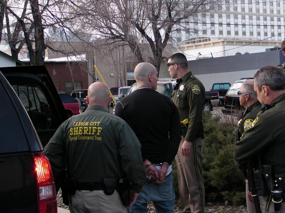 Carson City law officers arrest a second suspect in the strong arm robbery.