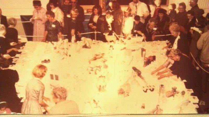 This Centennial cake was from the 1964 celebration.
