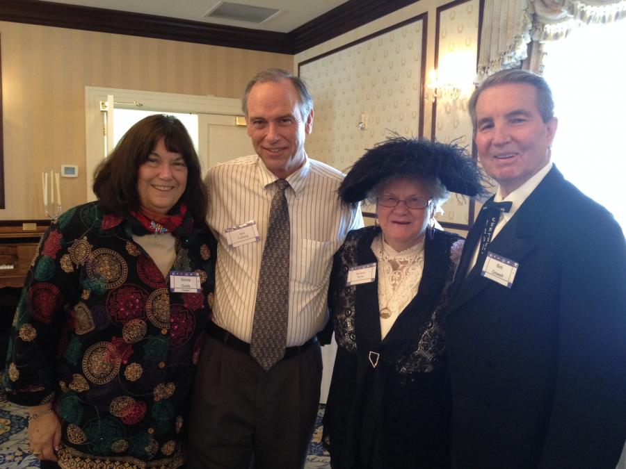 Women's Club President Donna Curtis, Sheriff Kenny Furlong, Barbara Stone, Mayor Bob Crowell