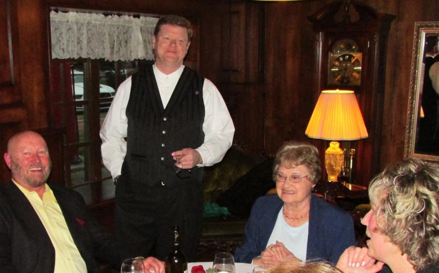 Congressman Mark Amodei served a shift as a celebrity waiter.