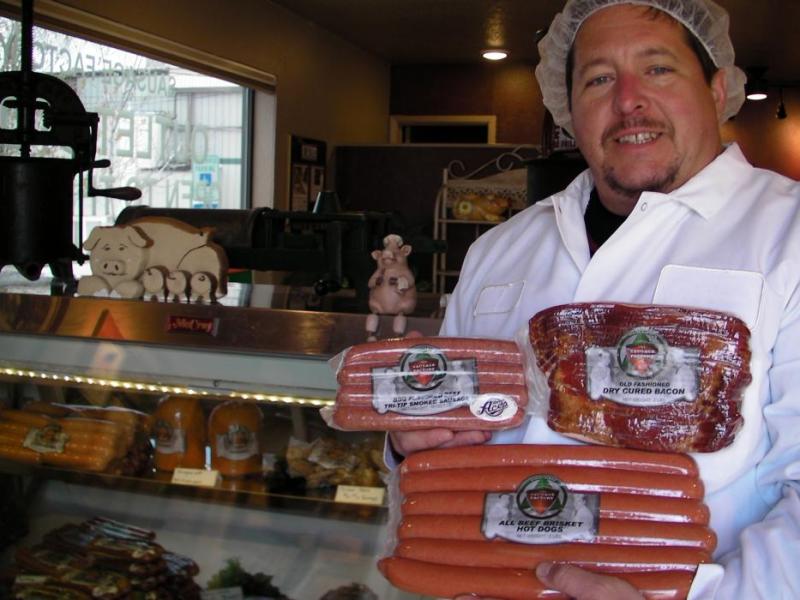 Sausage Factory President Joseph Tonino at the Carson City facility.  Sausage Factory provides hot dogs to the Reno Aces.