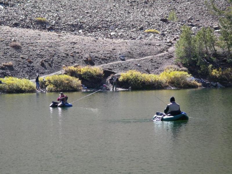 A mix of fishermen at Little Virginia Lake.  File photo by Elaine Quilici