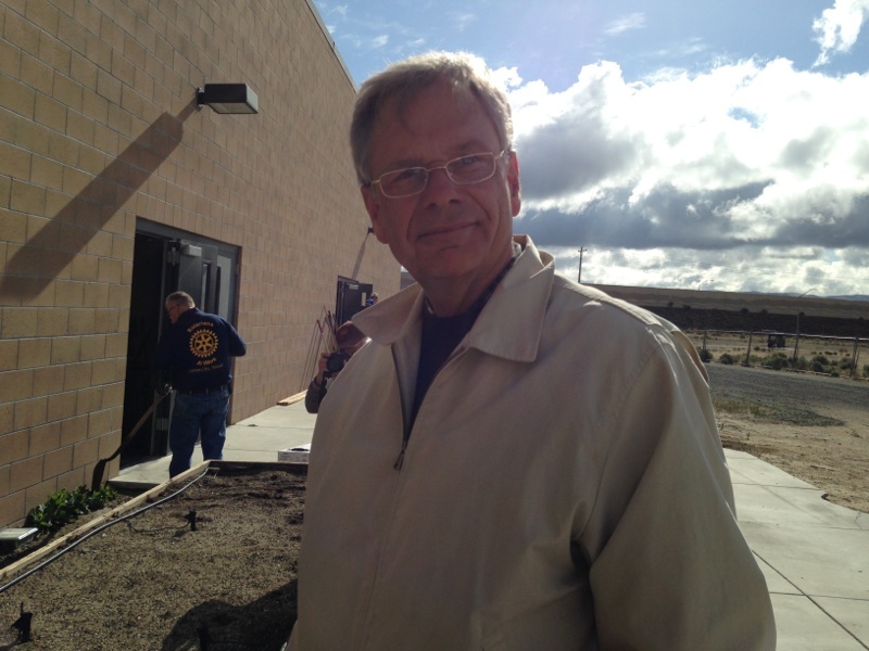 Rotarian Bill Kirby on Saturday.