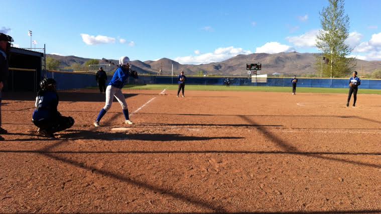 Malia Tiffer sizing up a pitch