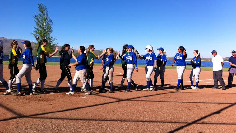 The post game sportsmenship from both sides