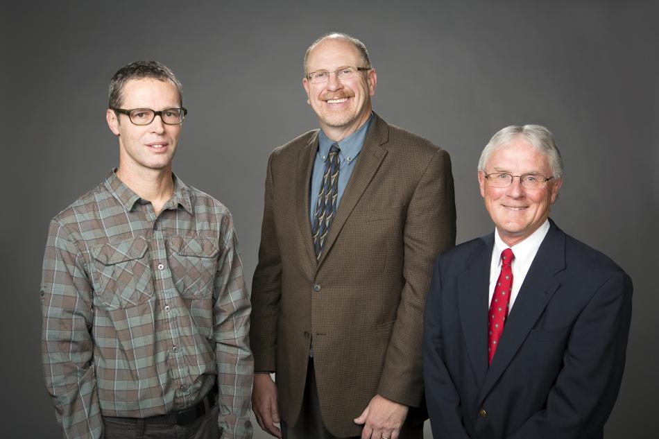 University of Nevada, Reno 2014 Foundation professors are Lee Dyer, David Sanders and James Sedinger.