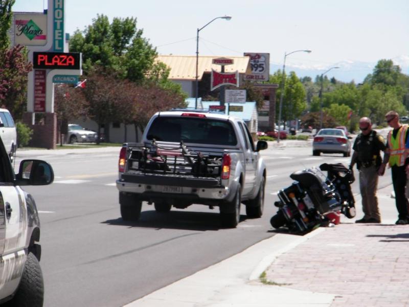 Two were flown via Care Flight Tuesday after a motorcycle crash in Carson City.