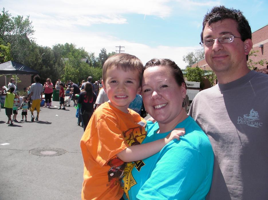 L to R: Andrew, Marie and Kelly Martensen.