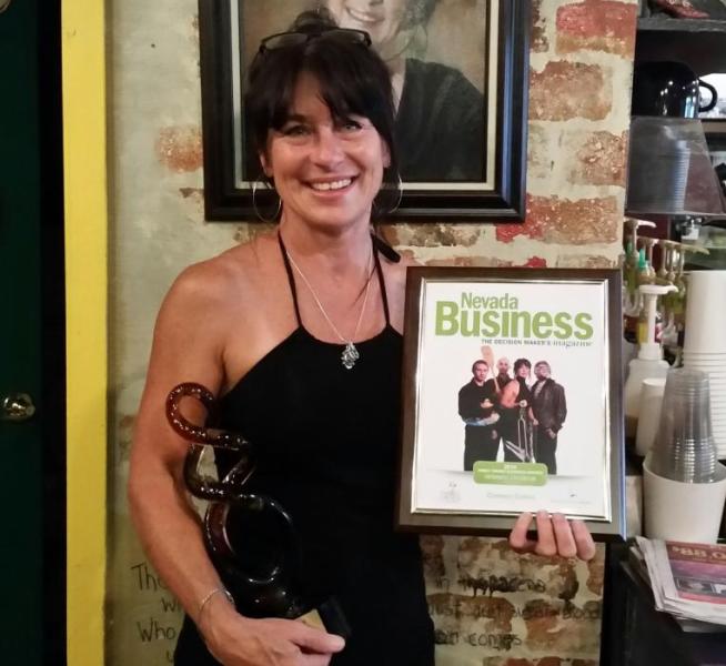 June Joplin, owner of Comma Coffee in Carson City was recognized by the magazine. Photo by Dana Lee Fruend.