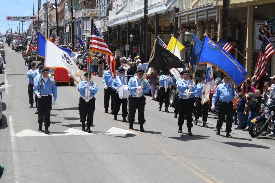 The Celebration of Heroes Parade begins at noon Saturday in Virginia City.