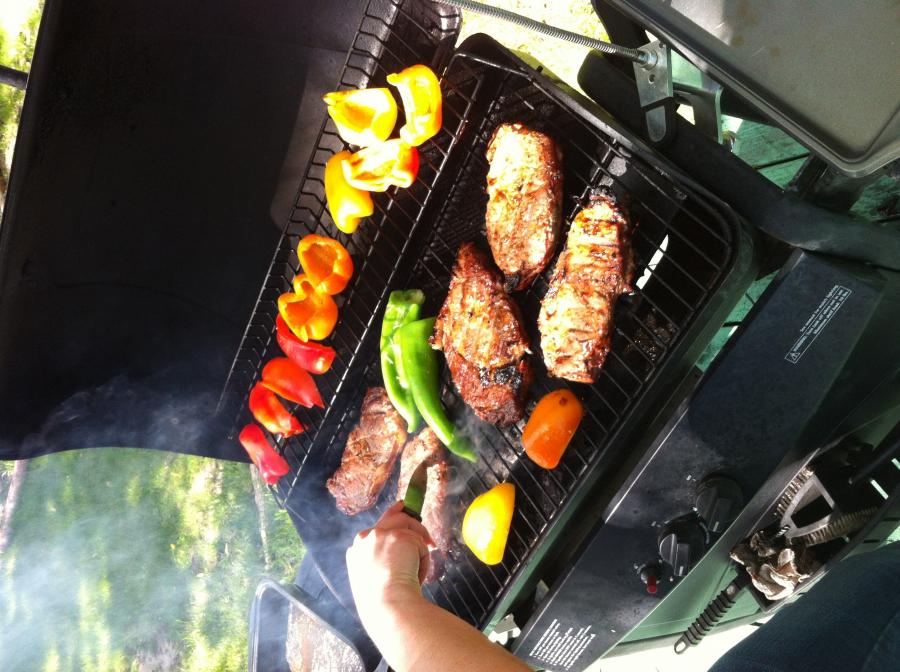 The grill from our Mother's Day barbecue on Sunday.