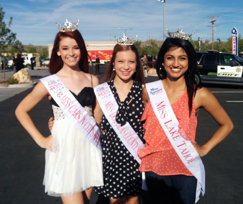 Misses Carson City, Douglas County, and Lake Tahoe - Lauren Thompson, Carli Gumm, and Shreya Khosla.