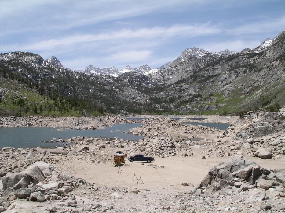 Lake Sabrina, this year.  Photo by Elaine Quilici