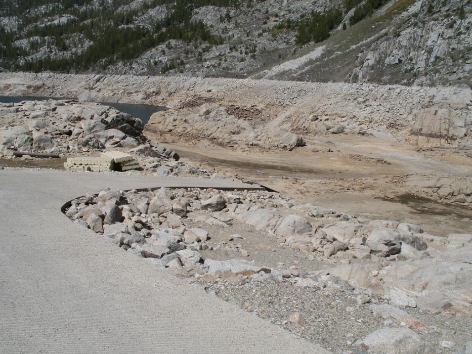 Boat ramp at South Lake. Photo by Don Quilici