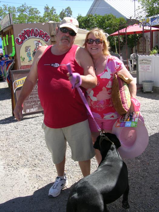 Dennis and Ann Galli of Dayton came out for the days' festivities. The fun continues today.
