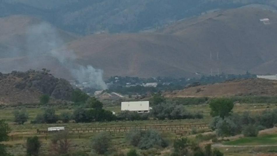This fire was off of Little and Roop Street. Photo by Scott Garno