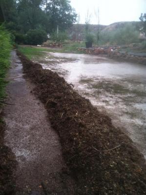 Flooding off of Rabe.