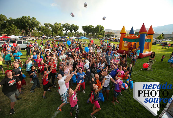Last year's National Night Out event in Carson City. Cathleen Allison, Nevada Photo Source.