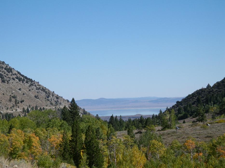 Mono Lake as seen from the Lundy Lake Road. Photo by Elaine Quilici