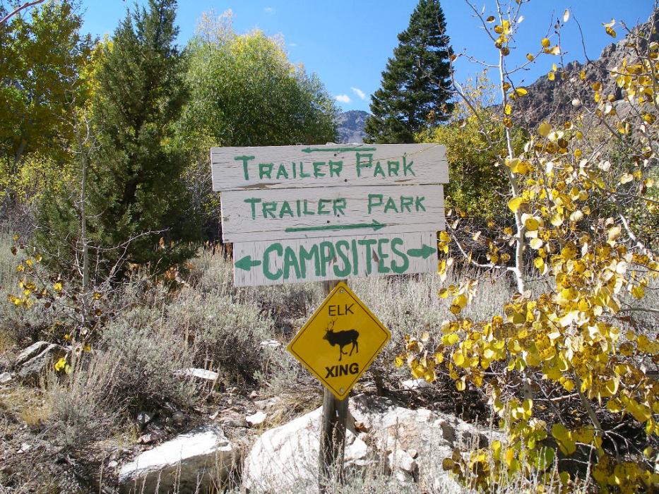An unique signpost at the resort. File photo by Elaine Quilici