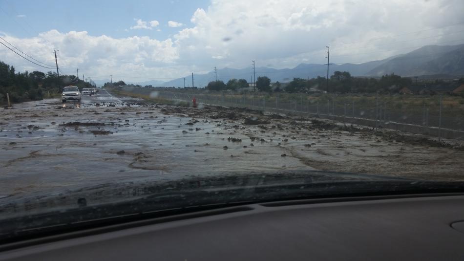 Flooding off of Valley View and Edmonds. Photo provided by Denise Clodjeaux