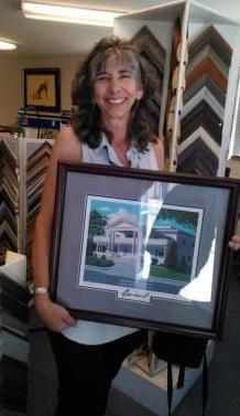 Thank you Janis and Lone Tree Frame Company and Governor Sandoval and staff for this beautiful print!