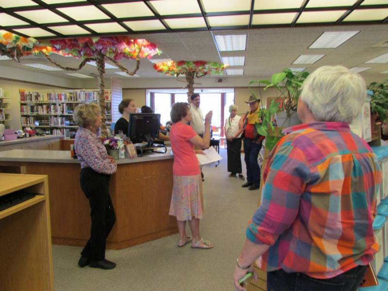 Marty Lewis, President of the Friends of the Dayton Valley Library