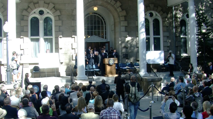 Nevada Gov. Brian Sandoval made the announcement Thursday in Carson City.