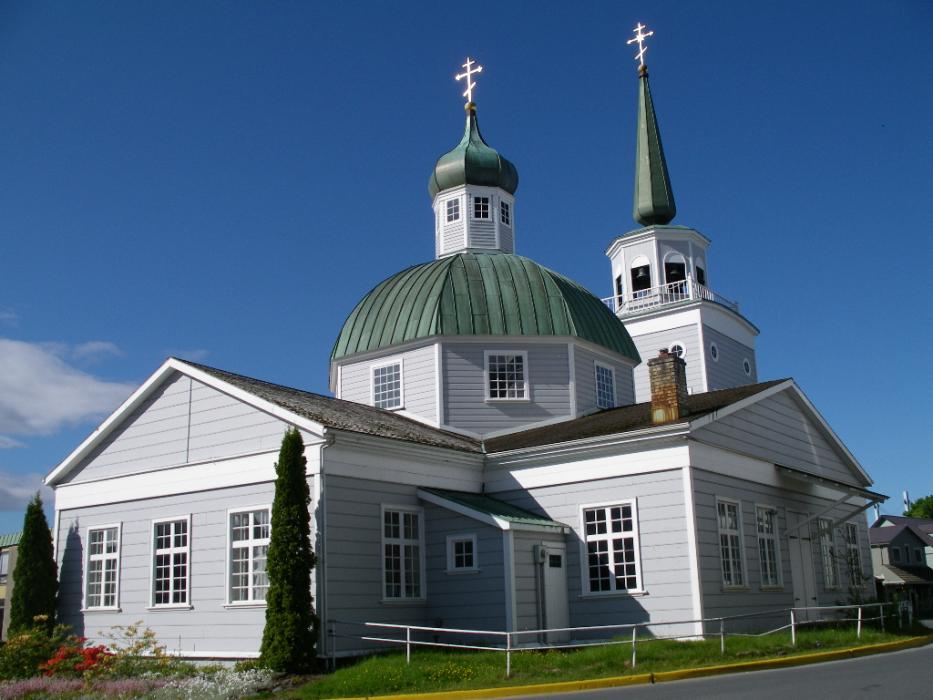The Russian Orthodox church in Sitka.  Photo by Elaine Quilici
