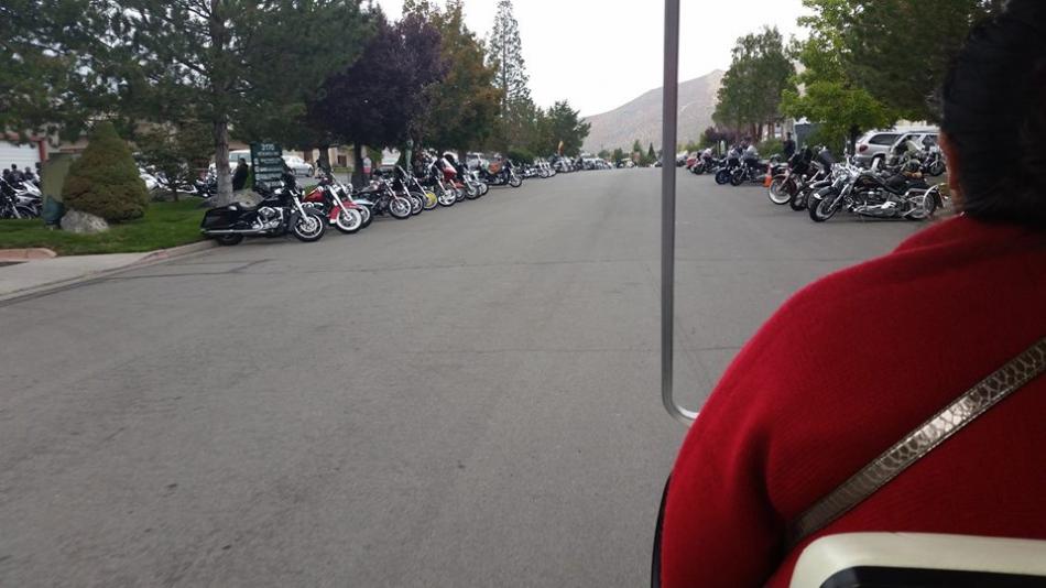 Bikes lined up Saturday in Carson City. Photo by Dana Lee Fruend, Nevada Live Magazine