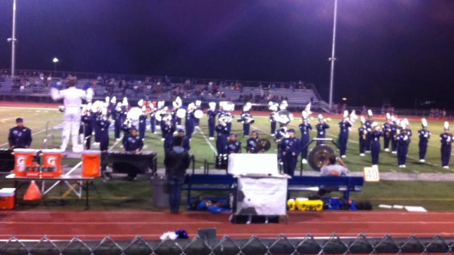 A lovely formation of the band